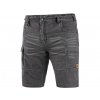 Kraťasy jeans CXS MURET, pánské, šedo-černá (Velikost 46)