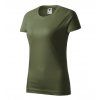 Basic tričko dámské (Velikost 2XL, Barva khaki)