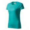 Basic tričko dámské (Velikost 2XL, Barva emerald)