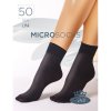 Ponožky dámské silonkové MICRO socks 50 DEN NERO (černé) (6 párů) (Velikost uni, Barva nero)