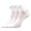 VOXX Ponožky slabé METYM prodyšné BÍLÉ (3 páry) (Velikost 35-38 (23-25), Barva černá)