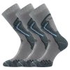 VOXX Ponožky trekingové LIMIT froté SVĚTLE ŠEDÉ (3 páry) (Velikost 35-38 (23-25), Barva jeans)