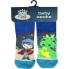 Ponožky kojenecké párované 1+1 DORA chlapecké (Velikost 14-17 (9-11), Barva hrad+princezna)