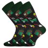 Ponožky pánské vtipné WOODOO s obrázky KULEČNÍKU (3 páry) (Velikost 39-42 (26-28), Barva vzor 11)