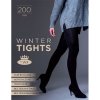 Punčochové kalhoty dámské WINTER tights 200 DEN extra silné NERO (černé) (Velikost S, Barva nero)
