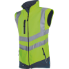 MALDEN bunda softshell (Velikost XXL, Barva žlutá/navy)