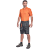 EMERTON PLUS šortky (Velikost 48, Barva antracit/oranžová)