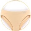 VOXX Kalhotky dámské BAMBOO SEAMLESS 001 bambusové WHITE (bílé) (Velikost L-XL, Barva bílá)