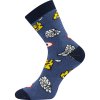 Ponožky dětské froté SIBIŘ 07 s obrázky CHLAPECKÉ (3 páry) (Velikost 20-24 (14-16), Barva mix holka)