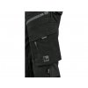 Kalhoty CXS LEONIS, pánské, černé s šedými doplňky (Velikost 46)