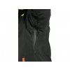 Bunda CXS NORFOLK, zimní, pánská, černá s HV žluto/oranžovými doplňky (Velikost S)