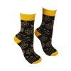 BENNONKY Beer Socks black/yellow (Velikost 36-38)