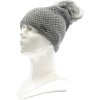VOXX Čepice dámská pletená GALLOPERA s bambulí BÍLÁ (Velikost uni, Barva bílá)