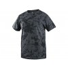 Tričko CXS MERLIN, krátký rukáv, tmavě šedé (Velikost S)