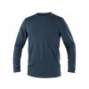 Tričko CXS SIMON, dlouhý rukáv, tmavě modré (Velikost S)