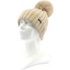 VOXX Čepice dámská pletená KORANDA s viskózou KRÉMOVÁ (Velikost uni, Barva krémová)