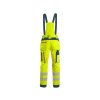 Kalhoty CXS BEDFORD, výstražné, pánské, softshell, žluto-petrolová (Velikost 46)