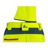 Kalhoty CXS BEDFORD, výstražné, pánské, softshell, žluto-petrolová (Velikost 46)