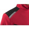 Bunda CXS 4ENVI SOLIS, pánská, fleecová, červeno-černá (Velikost S)