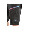 Kraťasy CXS LEONIS, pánské, černé s modro/červenými doplňky (Velikost 46)
