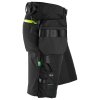Kraťasy FlexiWork+ Softshell Stretch černé Snickers Workwear (Velikost 46)