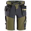 Kraťasy FlexiWork+ Softshell Stretch khaki Snickers Workwear (Velikost 60)