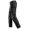 Odolné pracovní kalhoty RuffWork bavlněné černé Snickers Workwear (Velikost 64)