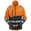 Mikina reflexní AllroundWork na zip tř. 2 oranžové vel. XS Snickers Workwear (Velikost XXL)