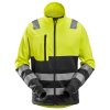 Reflexní mikina AllroundWork na zip, třída 2 žluto-černá vel. XS Snickers Workwear (Velikost XXL)