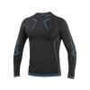 Tričko CXS SeamFlex, funkční, dlouhý rukáv, pánské, černo-modré, vel. XS/S (Velikost M-L)