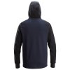 Dvojbarevná mikina s kapucí modročerná vel. S Snickers Workwear (Velikost XXL)