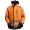 Bunda reflexní AW zimní 37.5® třída 3 oranžová/černá vel. XS Snickers Workwear (Velikost UNI)