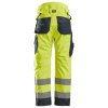 Reflexní kalhoty AllroundWork zimní 37.5®, třída 2 žluté vel. S Snickers Workwear (Velikost XXL)