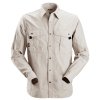 Košile Rip-Stop s dlouhým rukávem šedá vel. S Snickers Workwear (Velikost S)
