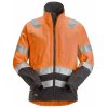 Bunda reflexní, třída 2/3 oranžová vel. XS Snickers Workwear (Velikost XXL)