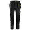 Pracovní kalhoty softshellové FlexiWork+ Stretch s PK černé Snickers Workwear (Velikost 58)