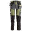 Pracovní kalhoty softshellové FlexiWork+ Stretch s PK khaki Snickers Workwear (Velikost 52)