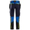 Pracovní kalhoty softshellové FlexiWork+ Stretch s PK modré Snickers Workwear (Velikost 58)