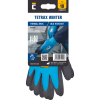 TETRAX WINTER rukavice blistr (Velikost 8, Barva modrá/černá)