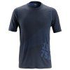 Triko slim-fit FlexiWork 37.5® tm. modré vel. S Snickers Workwear (Velikost S)