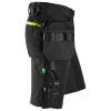 Kraťasy FlexiWork+ Softshell Stretch černé Snickers Workwear (Velikost 62)
