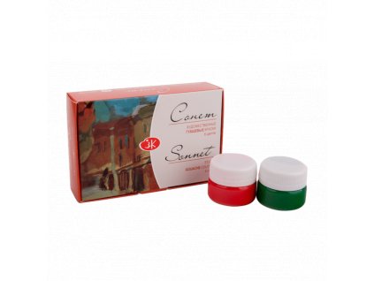 KVAŠOVÉ BARVY SONNET, ZN. NEVSKAYA PALITRA, 6 KS, 20 ML