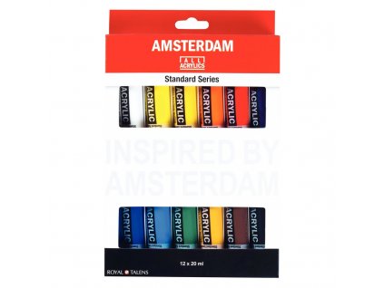 Sada akrylů Amsterdam Standard 12x20ml General Selection