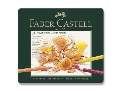 Sada uměleckých pastelek Faber-Castell Polychromos 24 ks