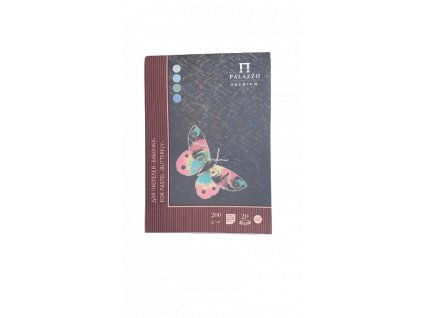 Blok na pastel barevný Palazzo - Motýl - 200g/m² A4