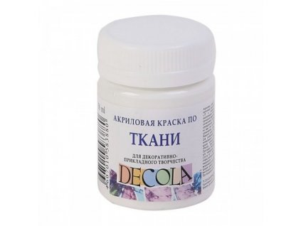 Barvy na textil Decola - Nevskaya Palitra - bílá 50 ml