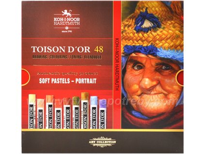 Pastel soft TOISON - 48 ks Portrét