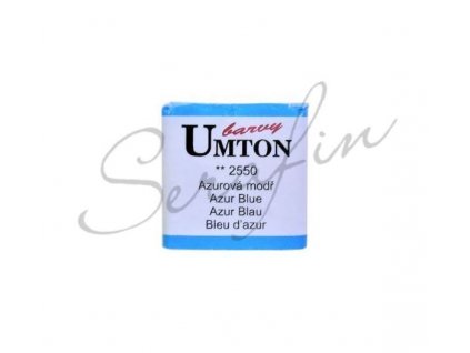 2550 - Akvarelová barva UMTON - Azurová modř