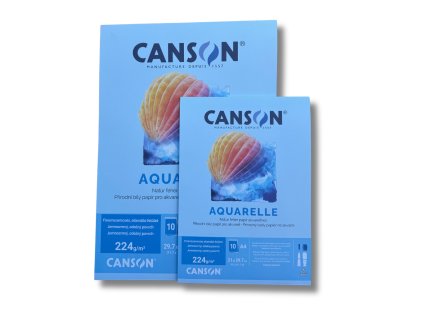 Studentský skicák Canson - na akvarel, 224 g, 10 listů, A3