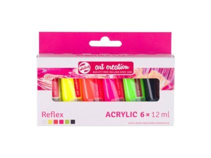 Sada akrylů Amsterdam Reflexní odstíny 6 x 20ml